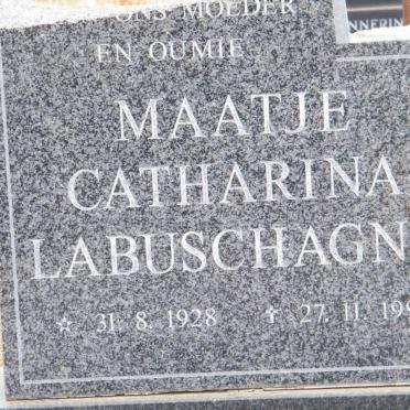 LABUSCHAGNE Maatje Catharina 1928-1998
