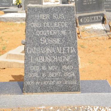 LABUSCHAGNE Sussie Catharina Aletta 1940-1954
