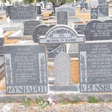 MYNHARDT Hendrik 1933-1955 :: RENSBURG Mattheus Johannes, Janse van 1936-1955