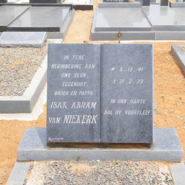 NIEKERK Isak Abram, van 1941-1979