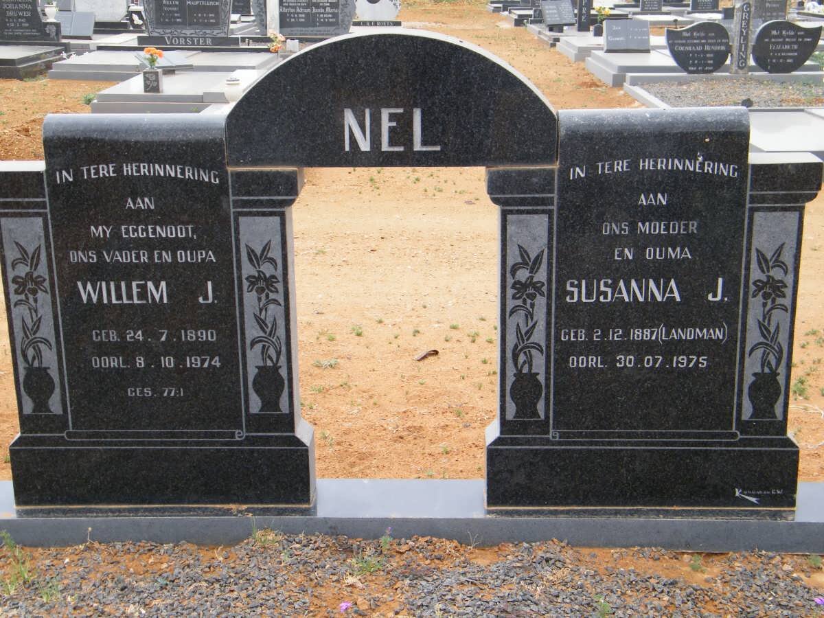 NEL Willem J. 1890-1974 &amp; Susanna J. LANDMAN 1887-1975