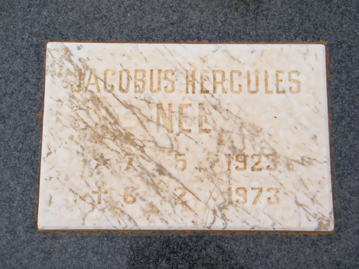 NEL Jacobus Hercules 1923-1973
