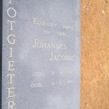 POTGIETER Johannes Jacobus 1929-1990