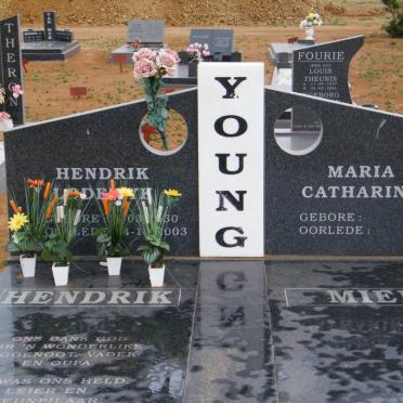 YOUNG Hendrik Lodewyk 1930-2003 &amp; Maria Catharina