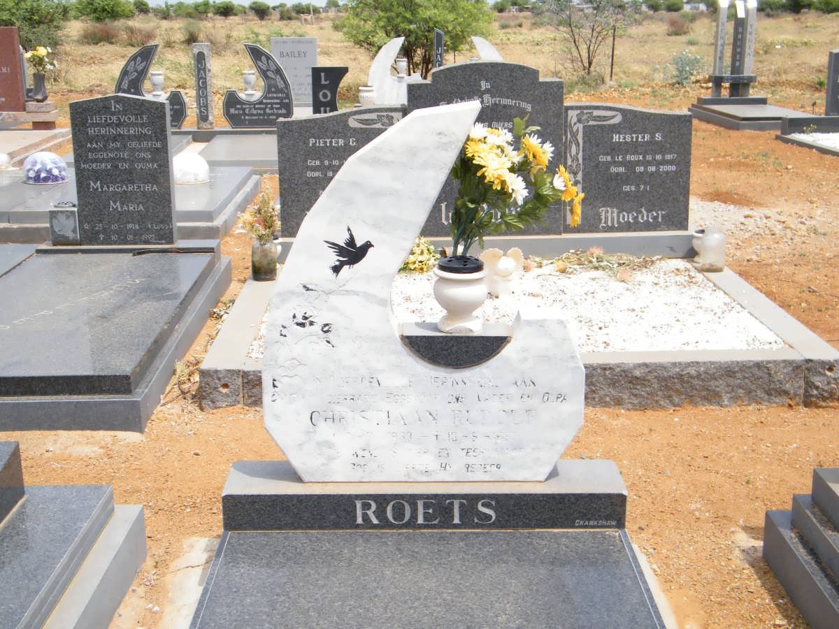 ROETS Christiaan Rudolf 1933-19??