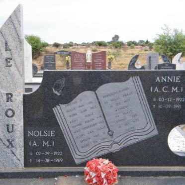 ROUX A.M., le 1922-1989 &amp; A.C.M. 1922-1991