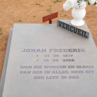 VERCUEIL Johan Frederik 1917-2006