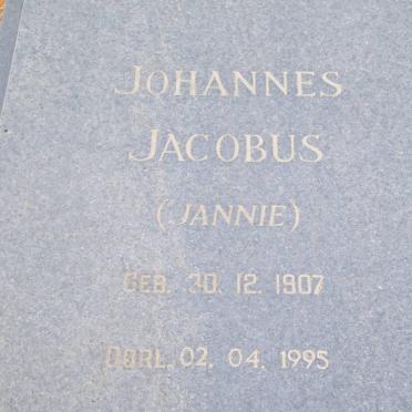 VOSSER Johannes Jacobus 1907-1995