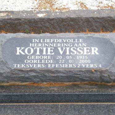 VISSER Kotie 1915-2000