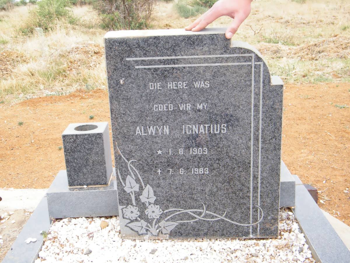 ? Alwyn Ignatius 1903-1983