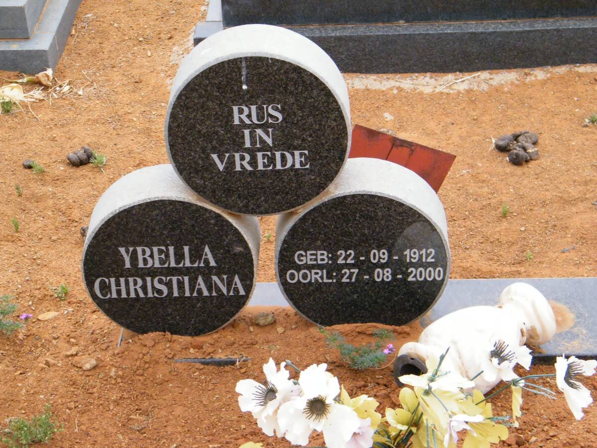 ? Ybella Christiana 1912-2000