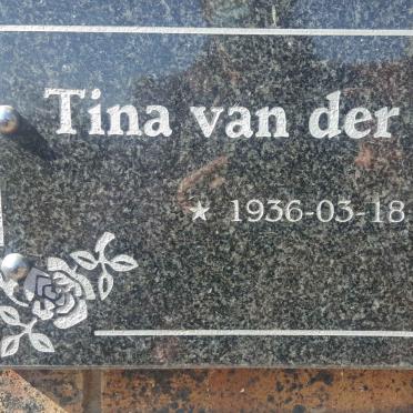BERG Tina, van der 1936-