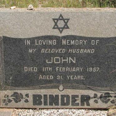 BINDER John -1957