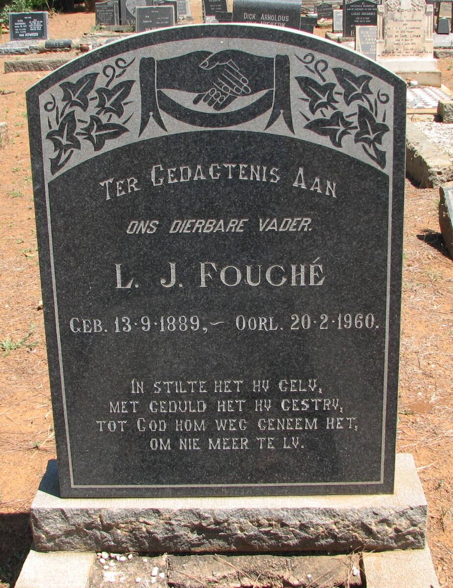 FOUCHE L.J. 1889-1960