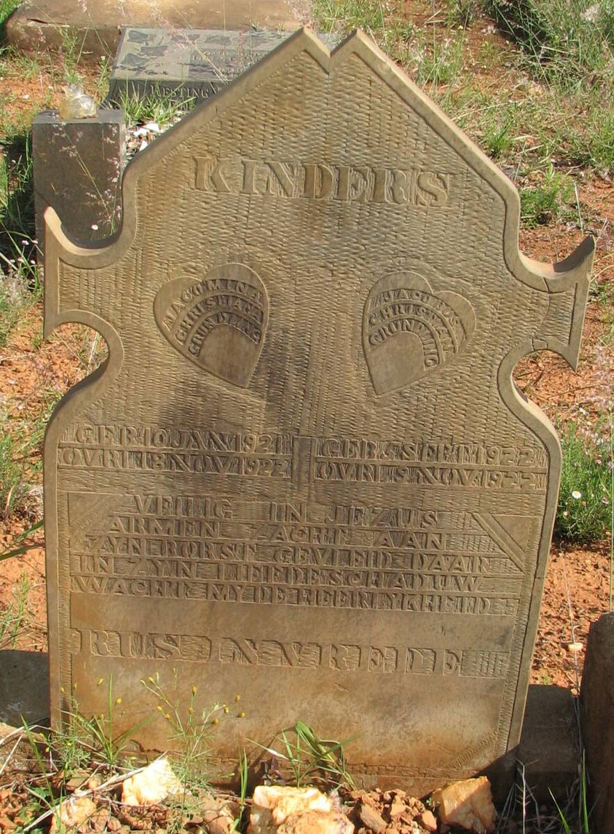 GRUNDLING Jacobus Christiaan 1922-1922 :: GRUNDLING Jacomina Christiana 1921-1922