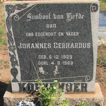 KOEKEMOER Johannes Gerhardus 1923-1963