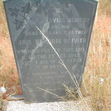 OLIVIER Jan Hendrik -1942