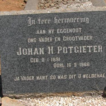 POTGIETER Johan H. 1891-1966
