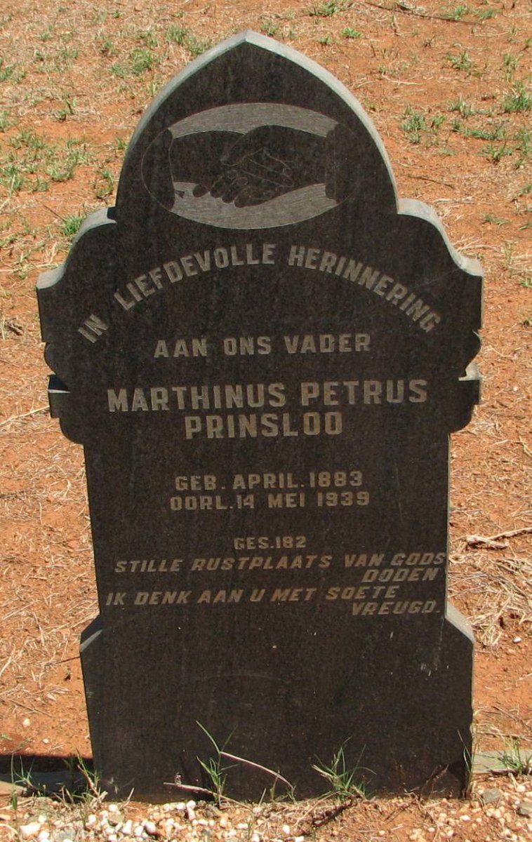 PRINSLOO Marthinus Petrus 1883-1939