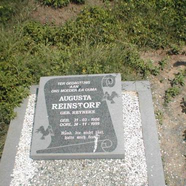 REINSTORF Augusta nee REYNEKE 1906-1999