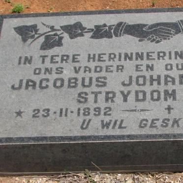 STRYDOM Jacobus Johannes 1892-1959
