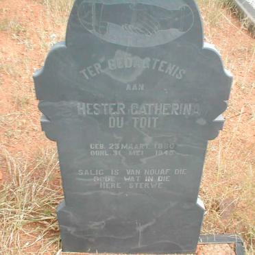 TOIT Hester Catherina, du 1860-1945