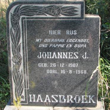 HAASBROEK Johannes J. 1907-1968