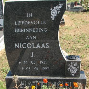HATTINGH Nicolaas J. 1931-1997
