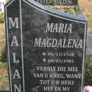 MALAN Maria Magdalena 1920-1985