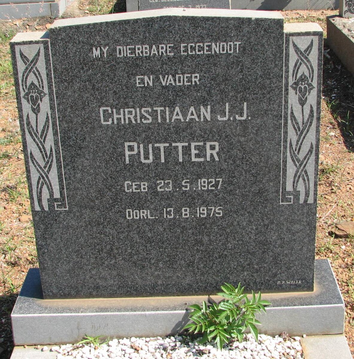 PUTTER Christiaan J.J. 1927-1975