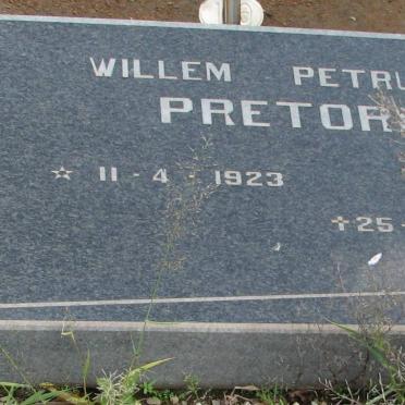 PRETORIUS Willem Petrus 1923-?