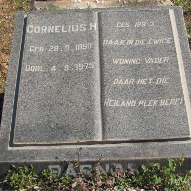 BARNARD Cornelius H. 1898-1975