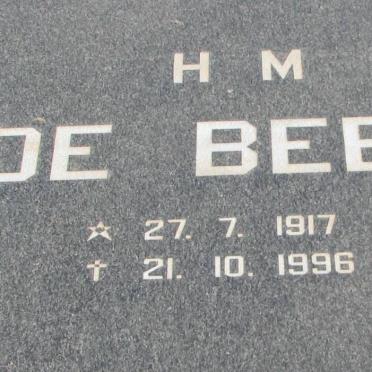 BEER H.M., de 1917-1996