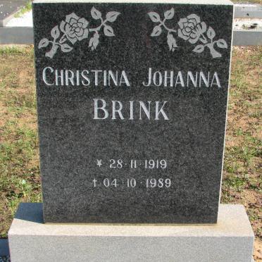 BRINK Christina Johanna 1919-1989