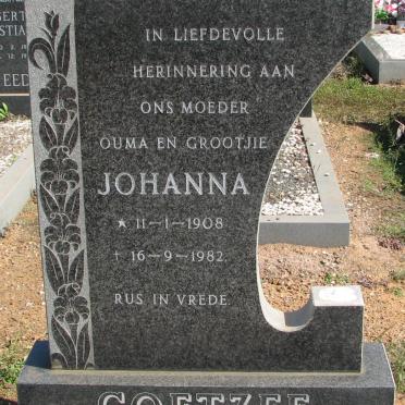 COETZEE Johanna 1908-1982