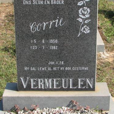 VERMEULEN  Corrie 1950-1982
