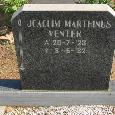 VENTER Joachim Marthinus 1923-1982