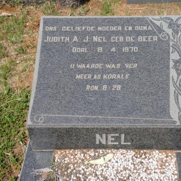 NEL Judith A. nee DE BEER  -1970