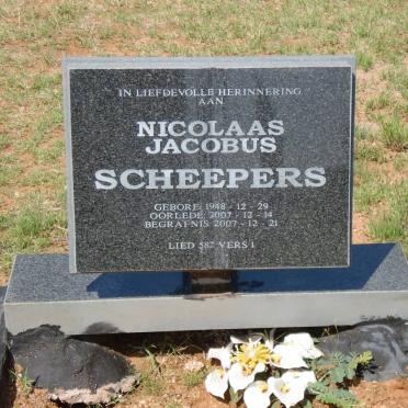 SCHEEPERS Nicolaas Jacobus 1948-2007