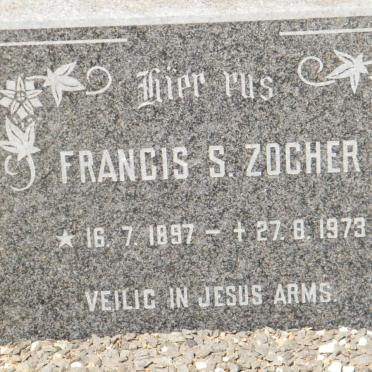 ZOCHER Francis S. 1897-1973
