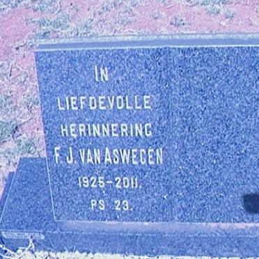 ASWEGEN F.J., van 1925-2011