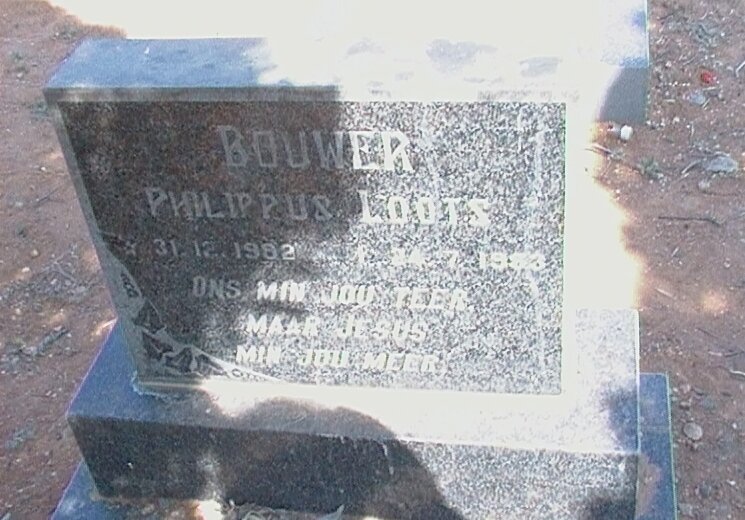 BOUWER Philippus Loots 1982-1983