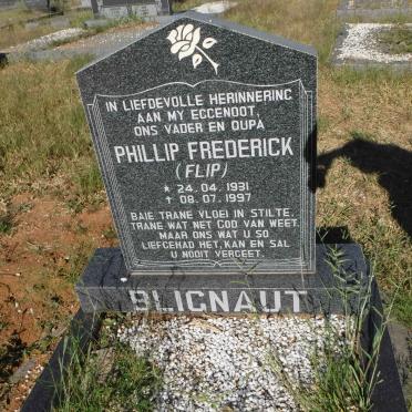 BLIGNAUT Phillip Frederick 1931-1997