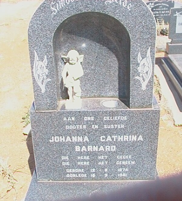 BARNARD Johanna Cathrina 1974-1981
