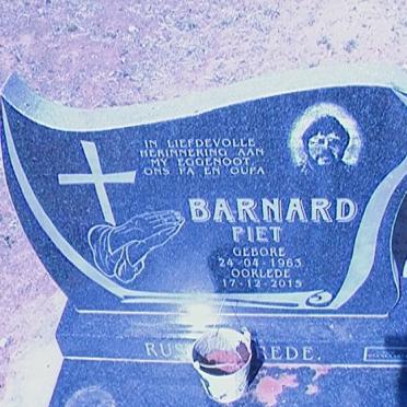 BARNARD Piet 1963-2015