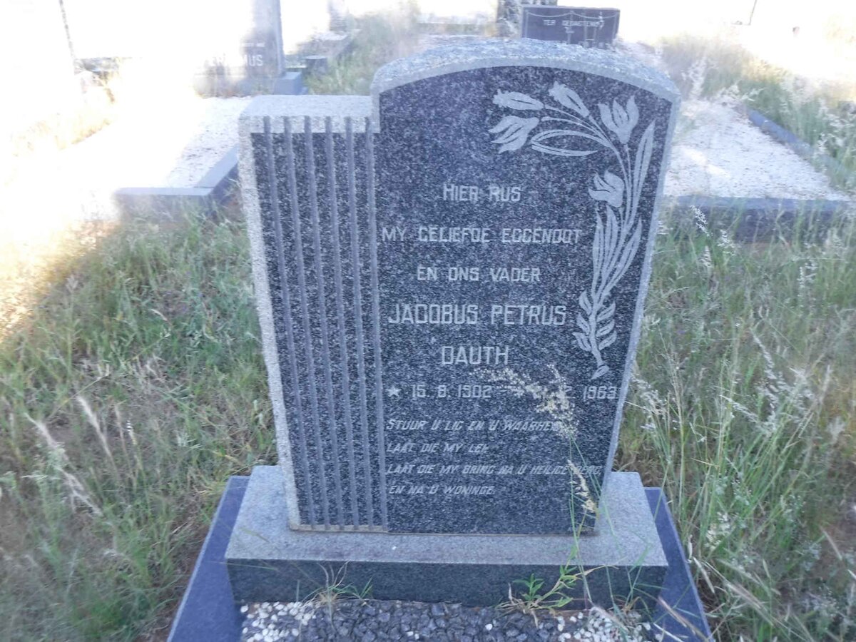 DAUTH Jacobus Petrus 1902-1963