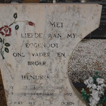 ERASMUS Hendrik 1919-1992