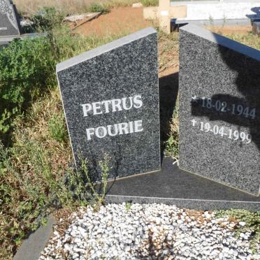 FOURIE Petrus 1944-1999