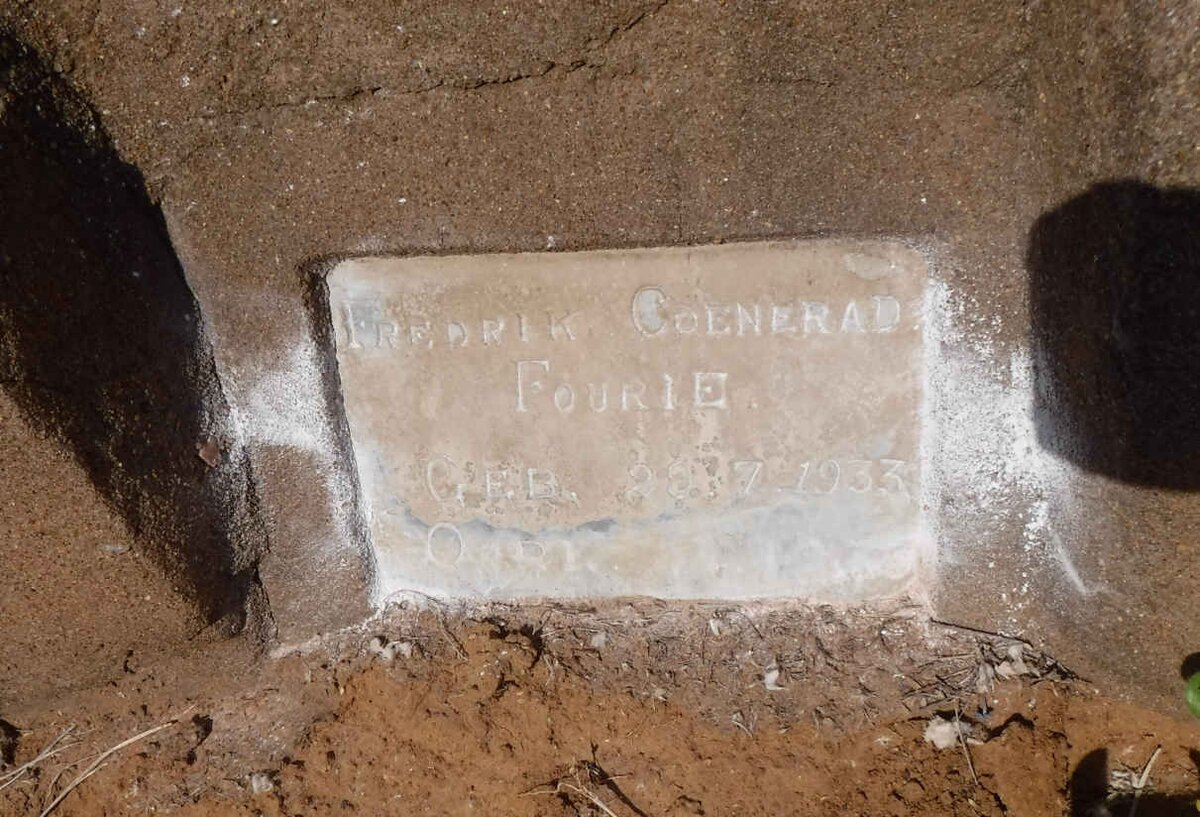 FOURIE Fredrik Coenerad 1933-