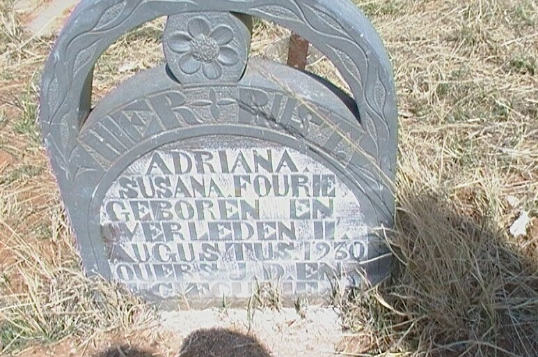 FOURIE Adriana Susana 1930-1930